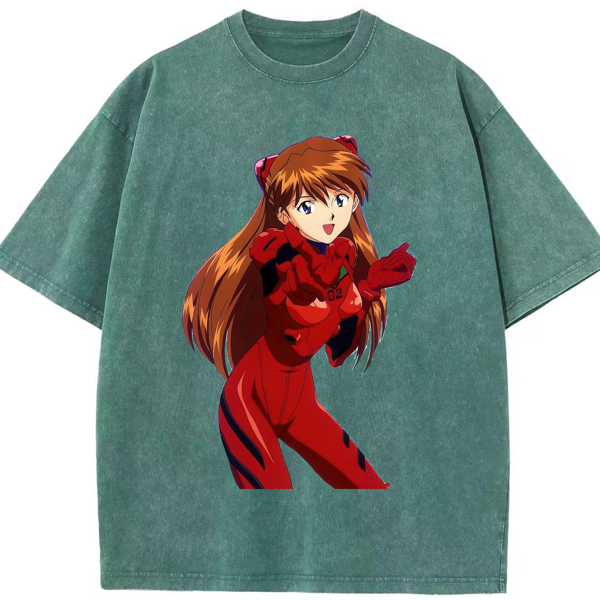 （画像用） EVA 新世紀エヴァンゲリオン 綿100% ヴィンテージ風 半袖Tシャツ（フロントプリント）